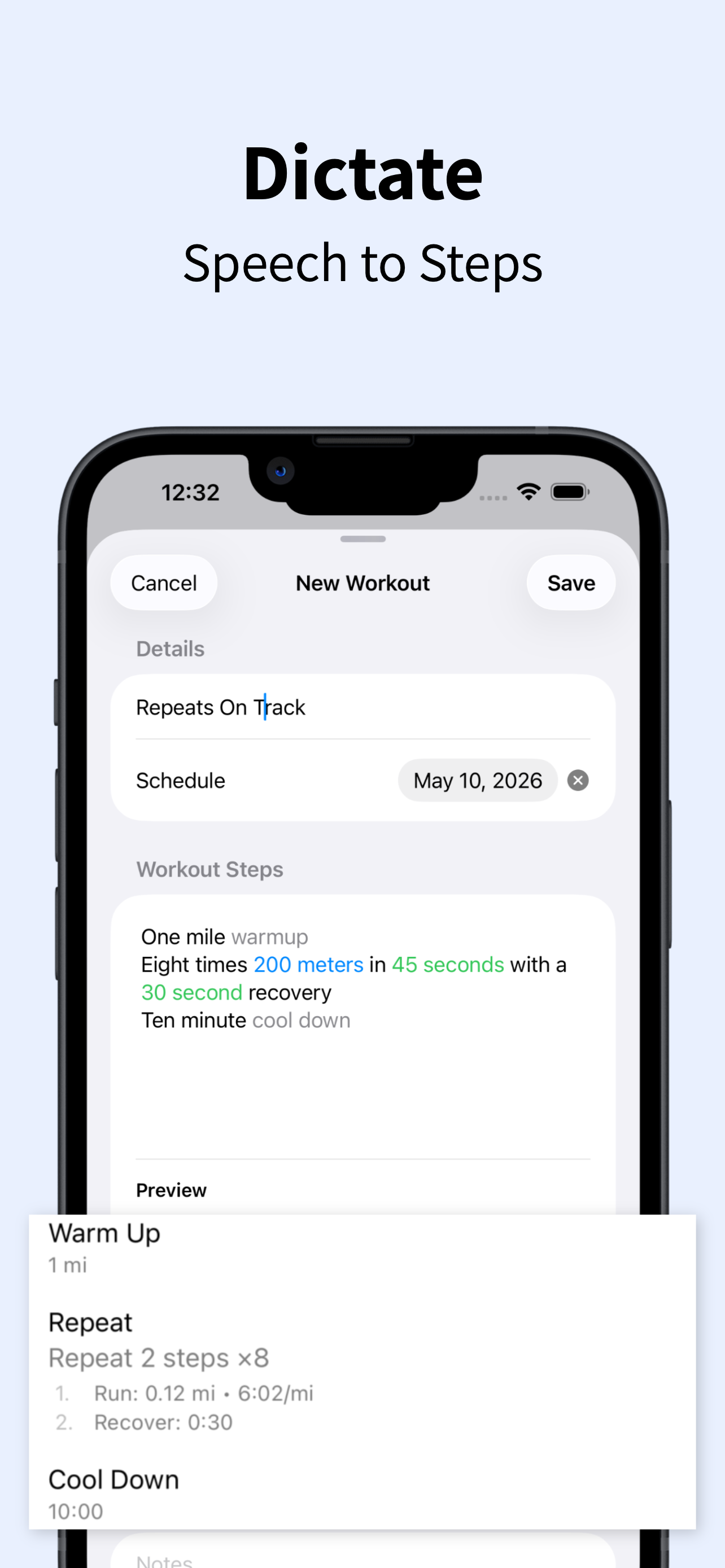 RunBuilder screenshot 2