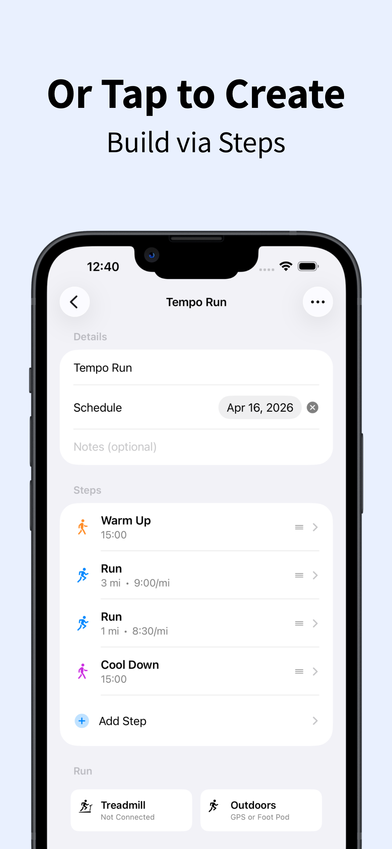 RunBuilder screenshot 3